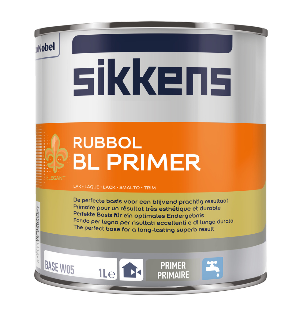 Sikkens Rubbol BL Primer-  krycí základ na dřevo  - Rubbol_BL_Primer_1L_5lang